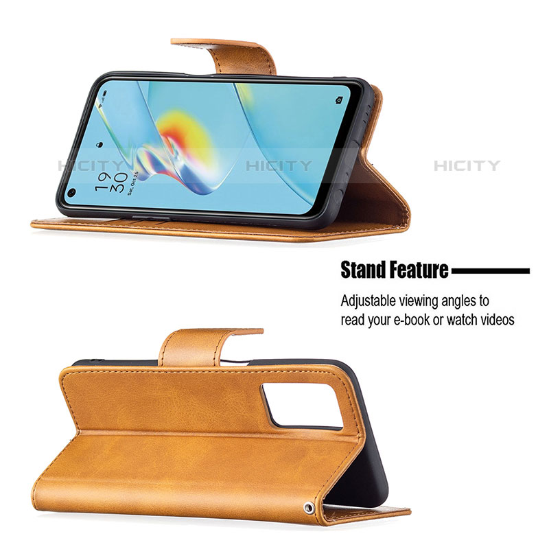 Coque Portefeuille Livre Cuir Etui Clapet B04F pour Oppo A54 4G Plus