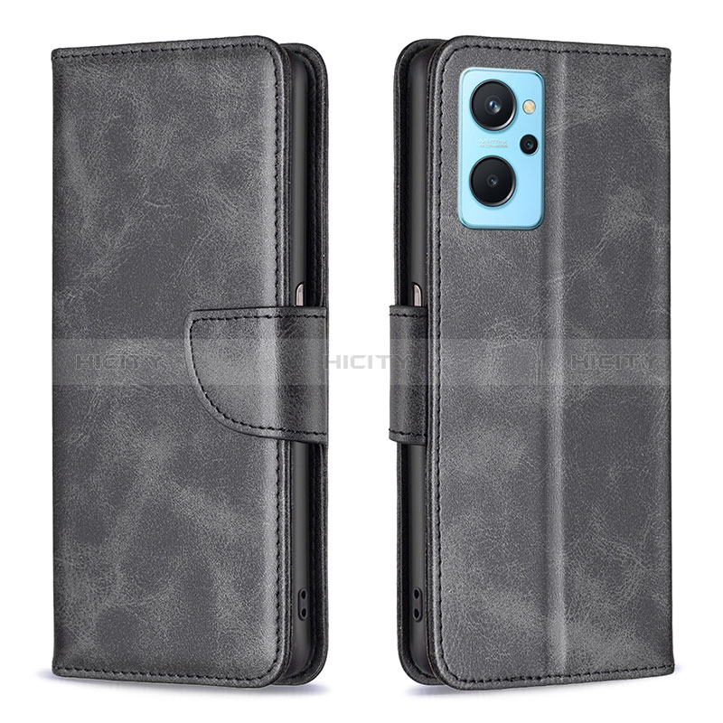 Coque Portefeuille Livre Cuir Etui Clapet B04F pour Oppo A96 4G Noir Plus