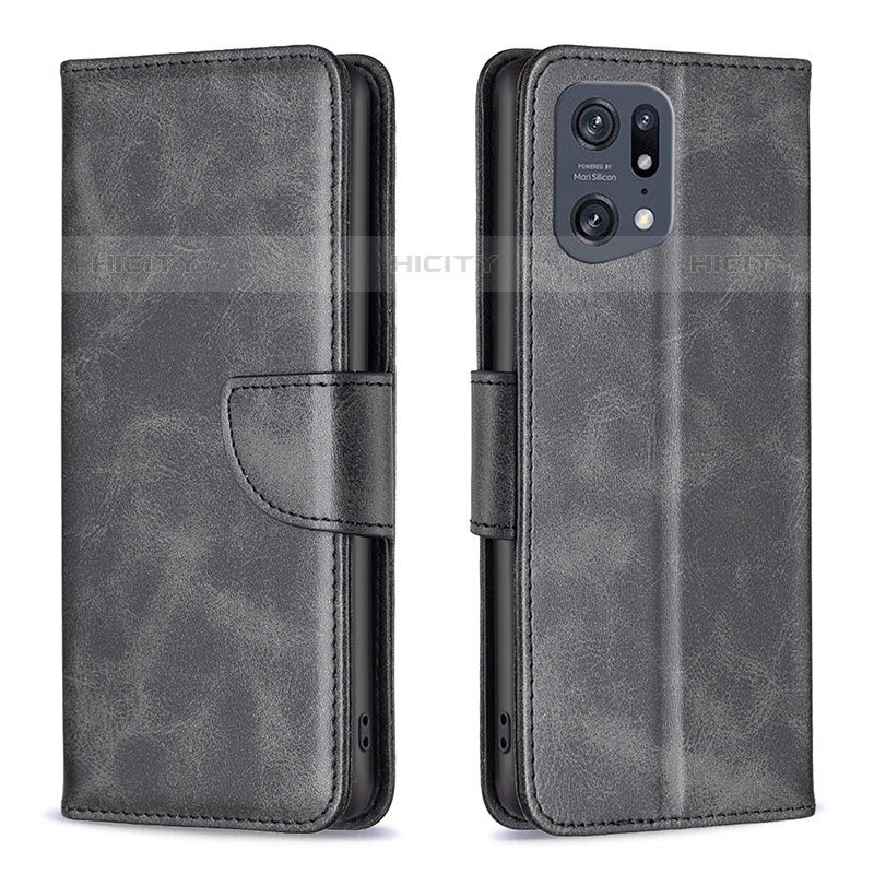 Coque Portefeuille Livre Cuir Etui Clapet B04F pour Oppo Find X5 Pro 5G Plus