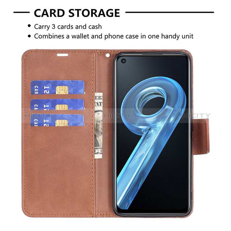 Coque Portefeuille Livre Cuir Etui Clapet B04F pour Oppo K10 4G Plus