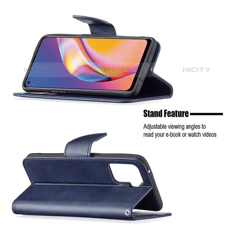 Coque Portefeuille Livre Cuir Etui Clapet B04F pour Oppo Reno5 Lite Plus