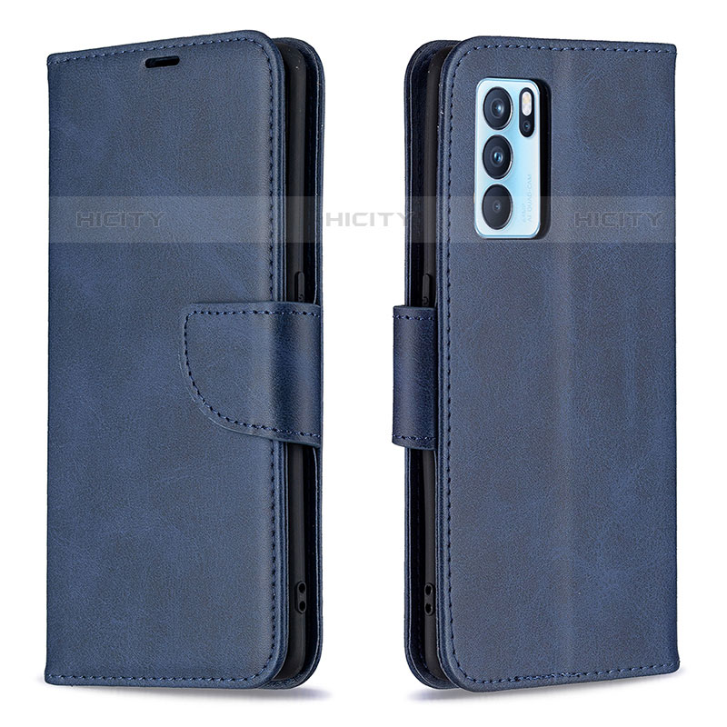 Coque Portefeuille Livre Cuir Etui Clapet B04F pour Oppo Reno6 Pro 5G India Plus