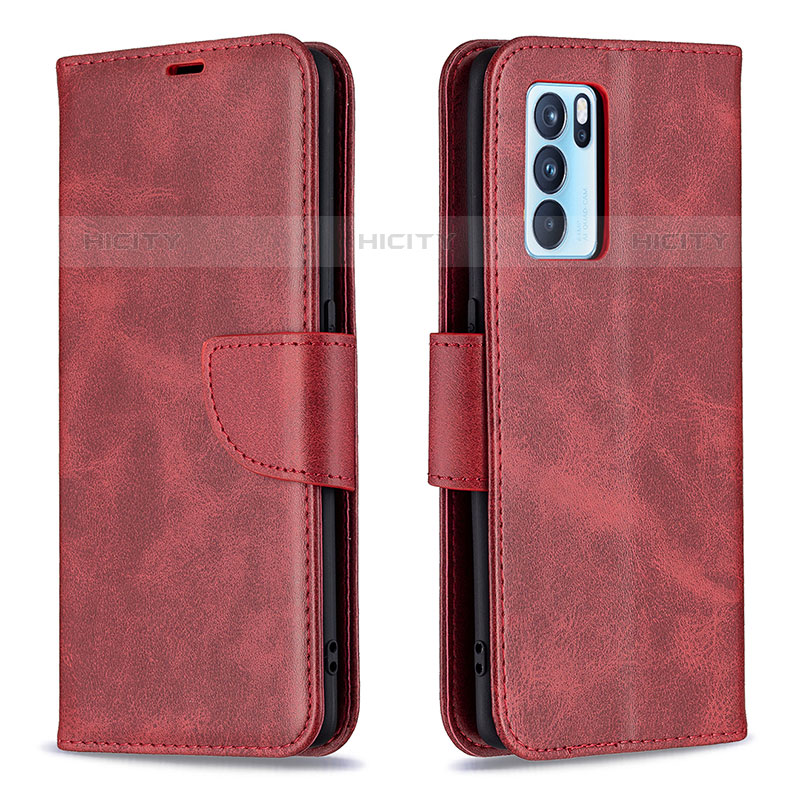 Coque Portefeuille Livre Cuir Etui Clapet B04F pour Oppo Reno6 Pro 5G India Plus