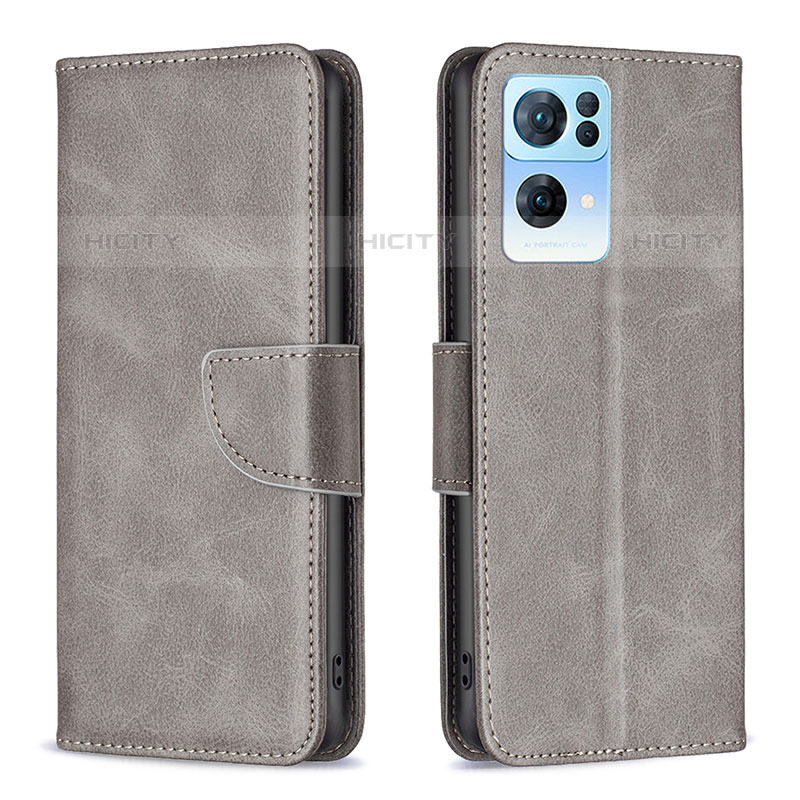 Coque Portefeuille Livre Cuir Etui Clapet B04F pour Oppo Reno7 Pro 5G Plus