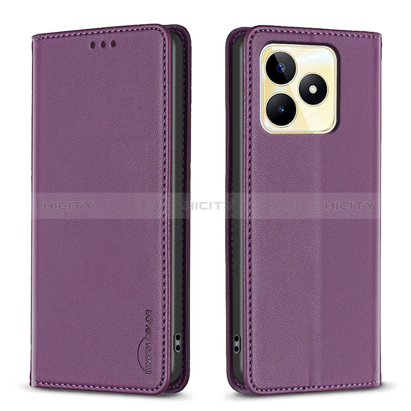 Coque Portefeuille Livre Cuir Etui Clapet B04F pour Realme C51 Plus