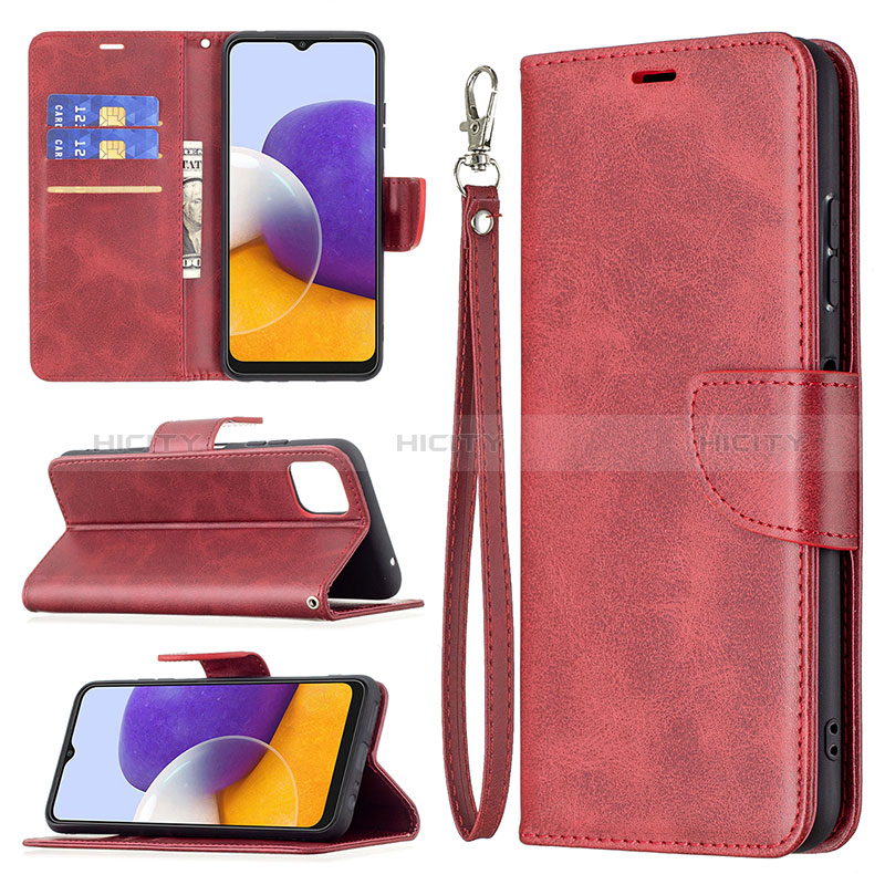 Coque Portefeuille Livre Cuir Etui Clapet B04F pour Samsung Galaxy A22s 5G Plus