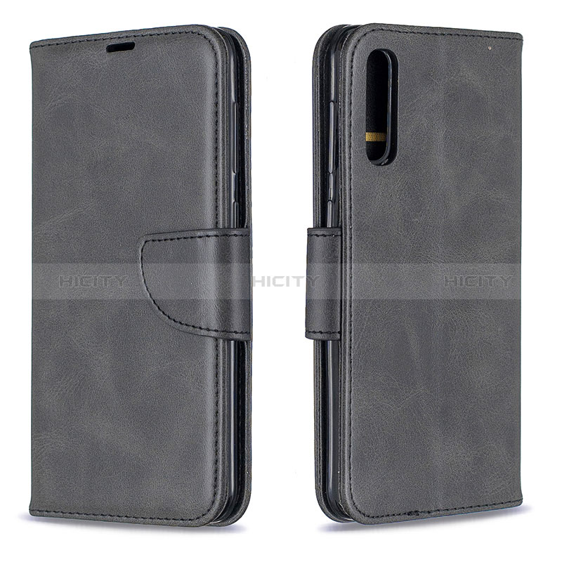 Coque Portefeuille Livre Cuir Etui Clapet B04F pour Samsung Galaxy A30S Noir Plus