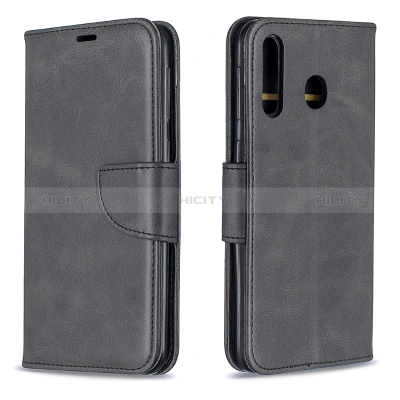 Coque Portefeuille Livre Cuir Etui Clapet B04F pour Samsung Galaxy A40s Noir Plus