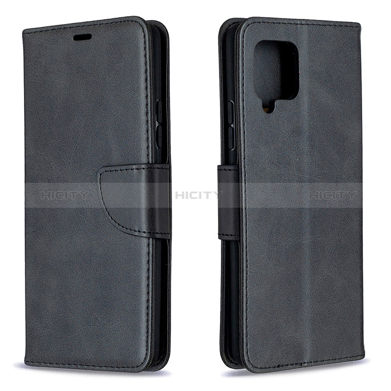 Coque Portefeuille Livre Cuir Etui Clapet B04F pour Samsung Galaxy A42 5G Noir Plus