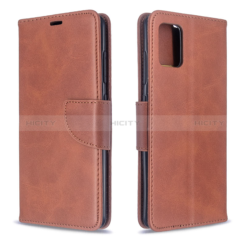 Coque Portefeuille Livre Cuir Etui Clapet B04F pour Samsung Galaxy A51 5G Marron Plus