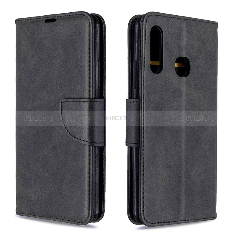 Coque Portefeuille Livre Cuir Etui Clapet B04F pour Samsung Galaxy A70E Noir Plus