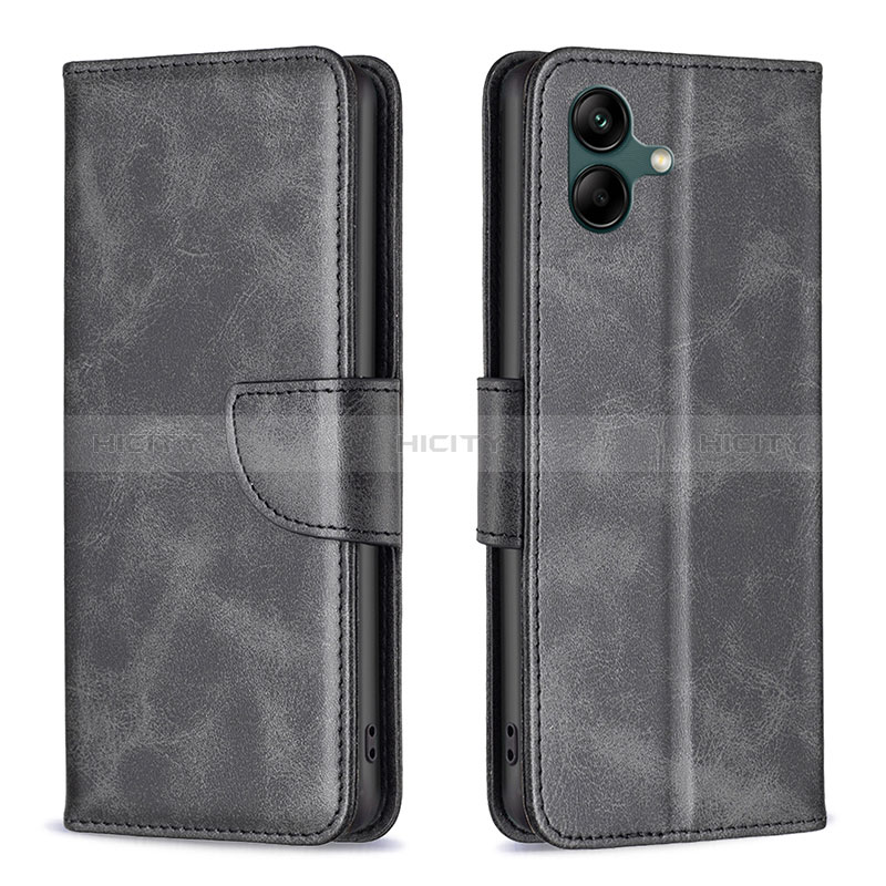 Coque Portefeuille Livre Cuir Etui Clapet B04F pour Samsung Galaxy M04 Noir Plus