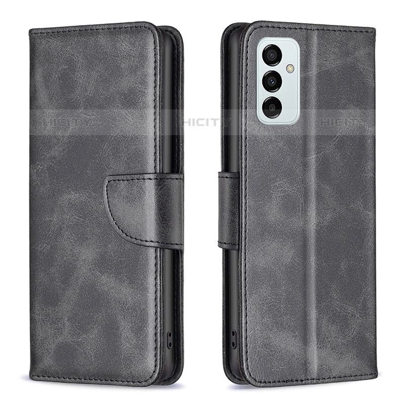 Coque Portefeuille Livre Cuir Etui Clapet B04F pour Samsung Galaxy M23 5G Noir Plus