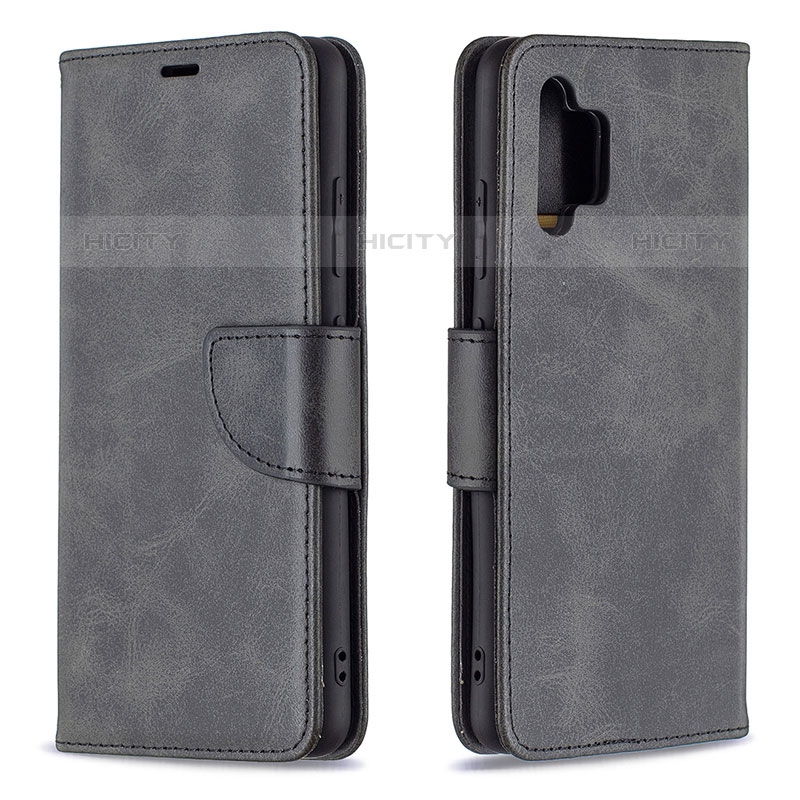 Coque Portefeuille Livre Cuir Etui Clapet B04F pour Samsung Galaxy M32 5G Noir Plus