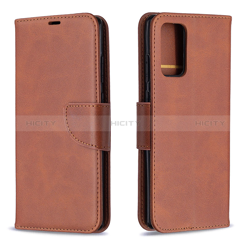 Coque Portefeuille Livre Cuir Etui Clapet B04F pour Samsung Galaxy Note 20 5G Marron Plus