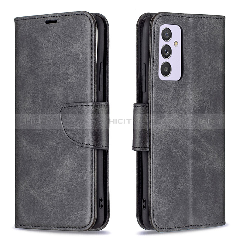 Coque Portefeuille Livre Cuir Etui Clapet B04F pour Samsung Galaxy Quantum2 5G Noir Plus