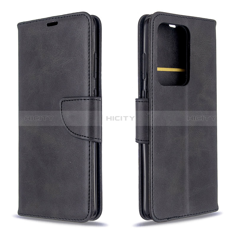 Coque Portefeuille Livre Cuir Etui Clapet B04F pour Samsung Galaxy S20 Plus 5G Noir Plus