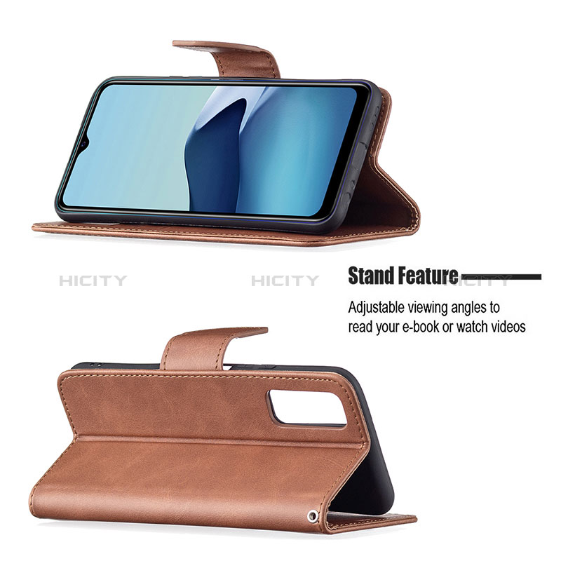 Coque Portefeuille Livre Cuir Etui Clapet B04F pour Vivo Y11s Plus