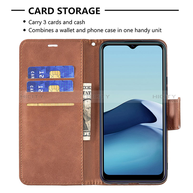 Coque Portefeuille Livre Cuir Etui Clapet B04F pour Vivo Y11s Plus