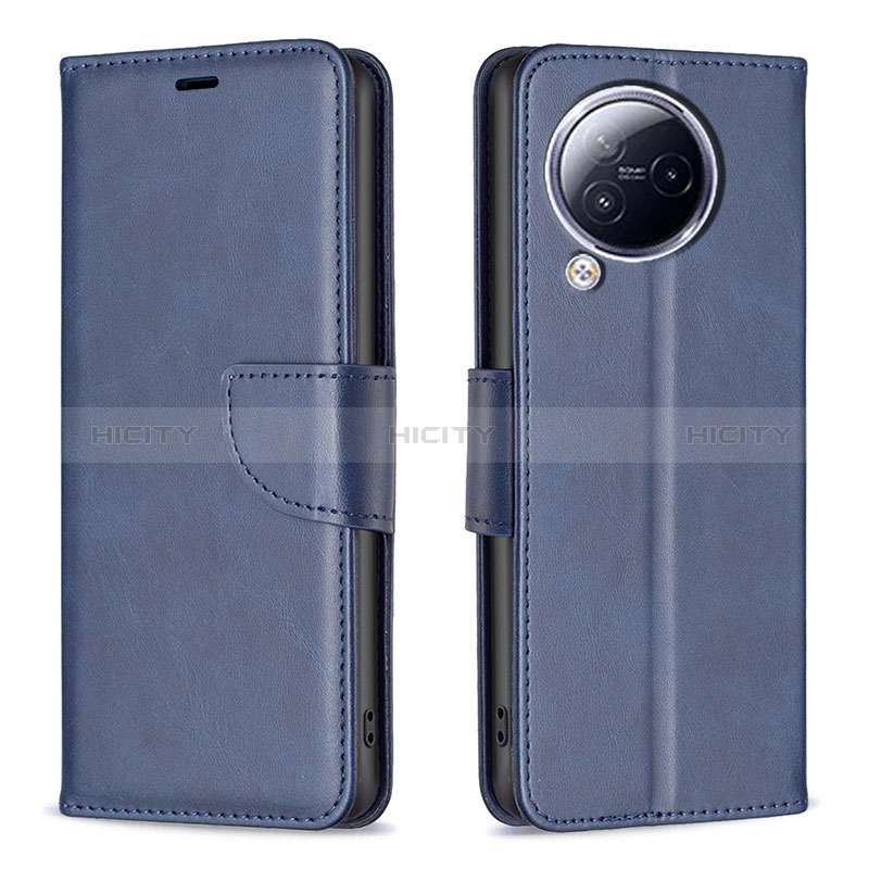 Coque Portefeuille Livre Cuir Etui Clapet B04F pour Xiaomi Civi 3 5G Bleu Plus