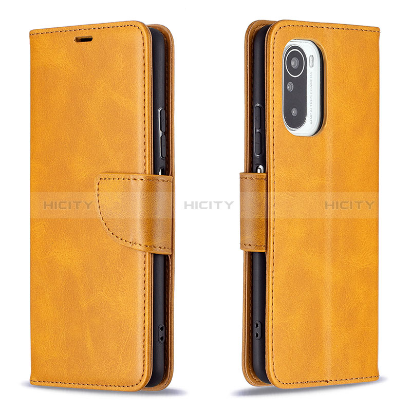 Coque Portefeuille Livre Cuir Etui Clapet B04F pour Xiaomi Mi 11X 5G Brun Clair Plus