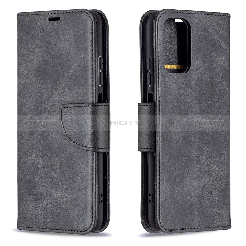 Coque Portefeuille Livre Cuir Etui Clapet B04F pour Xiaomi Poco M5S Noir Plus