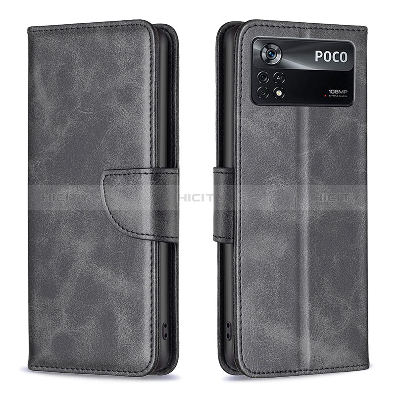 Coque Portefeuille Livre Cuir Etui Clapet B04F pour Xiaomi Poco X4 Pro 5G Plus