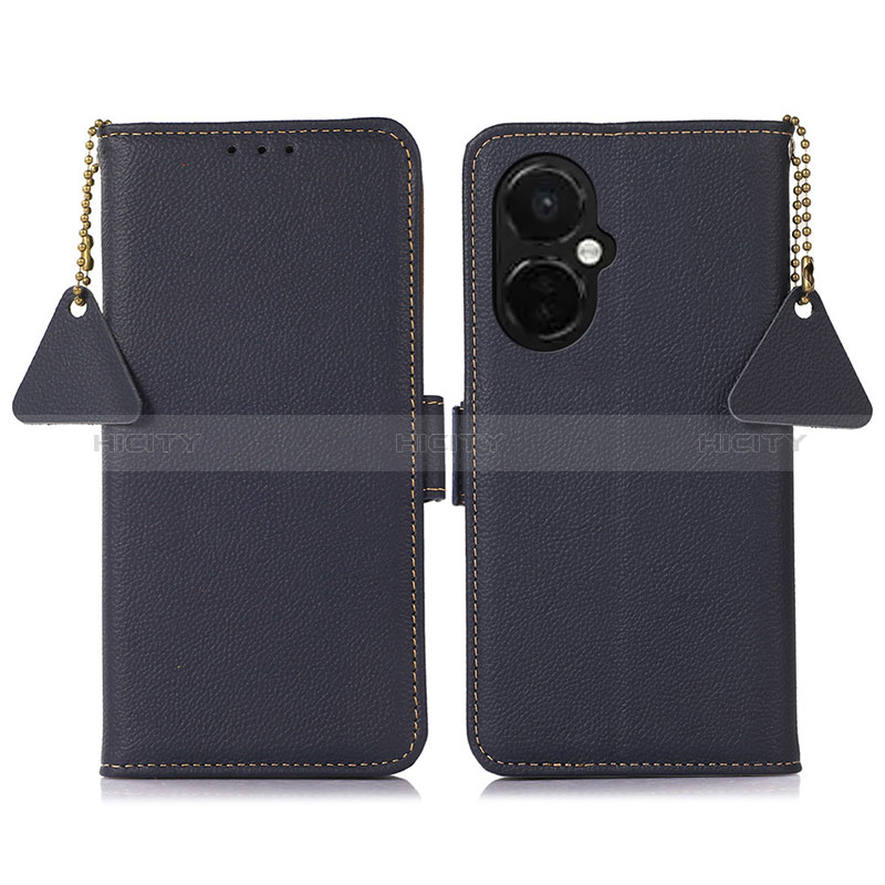 Coque Portefeuille Livre Cuir Etui Clapet B04H pour OnePlus Nord CE 3 Lite 5G Bleu Plus