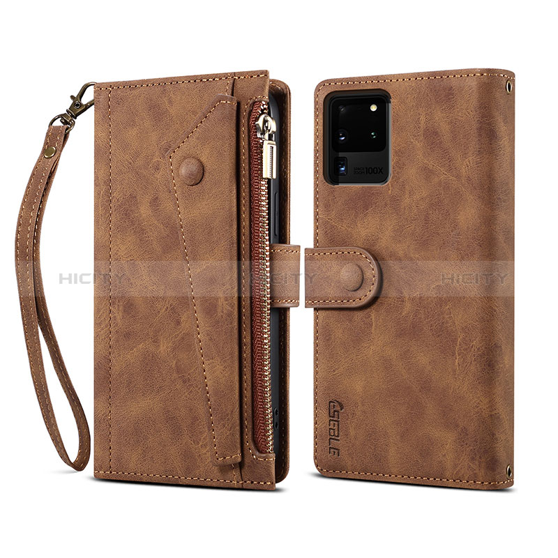 Coque Portefeuille Livre Cuir Etui Clapet B04S pour Samsung Galaxy S20 Ultra 5G Plus