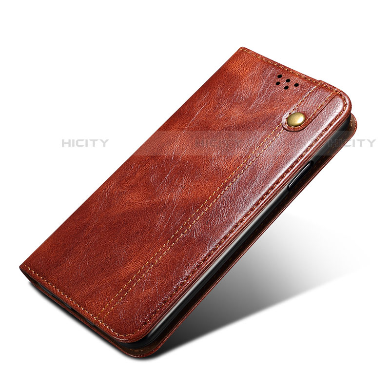 Coque Portefeuille Livre Cuir Etui Clapet B04S pour Samsung Galaxy S21 Plus 5G Marron Plus