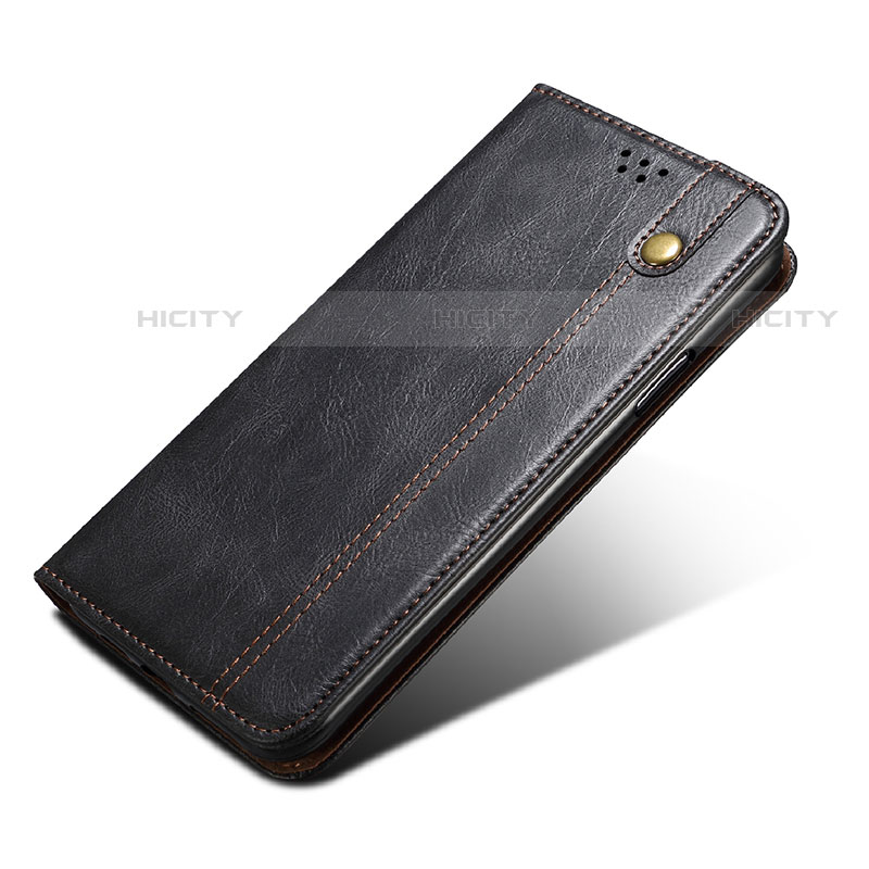 Coque Portefeuille Livre Cuir Etui Clapet B04S pour Samsung Galaxy S21 Plus 5G Noir Plus