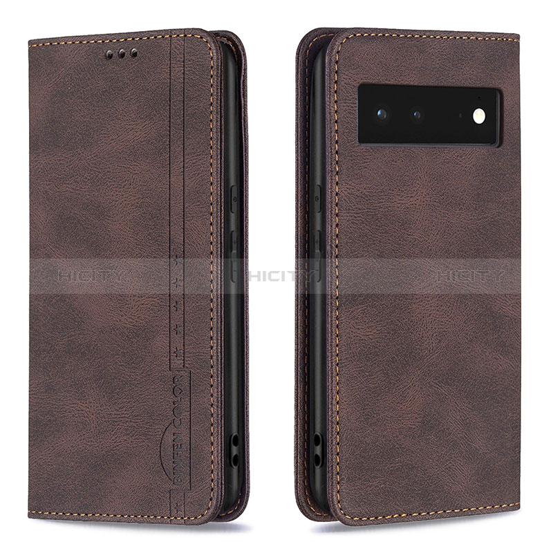 Coque Portefeuille Livre Cuir Etui Clapet B05F pour Google Pixel 6 5G Plus