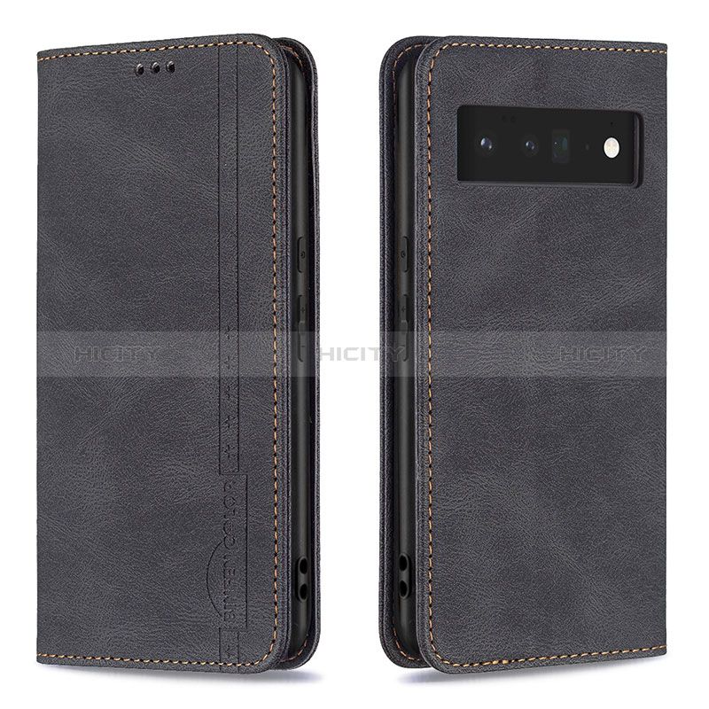 Coque Portefeuille Livre Cuir Etui Clapet B05F pour Google Pixel 6 Pro 5G Plus