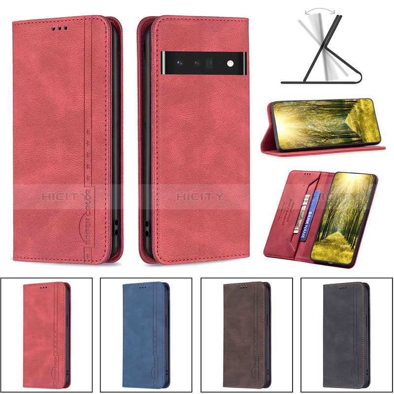 Coque Portefeuille Livre Cuir Etui Clapet B05F pour Google Pixel 7 Pro 5G Plus