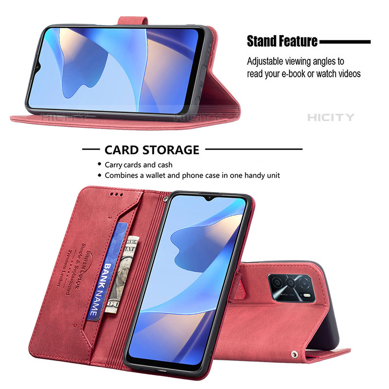 Coque Portefeuille Livre Cuir Etui Clapet B05F pour Oppo A16s Plus