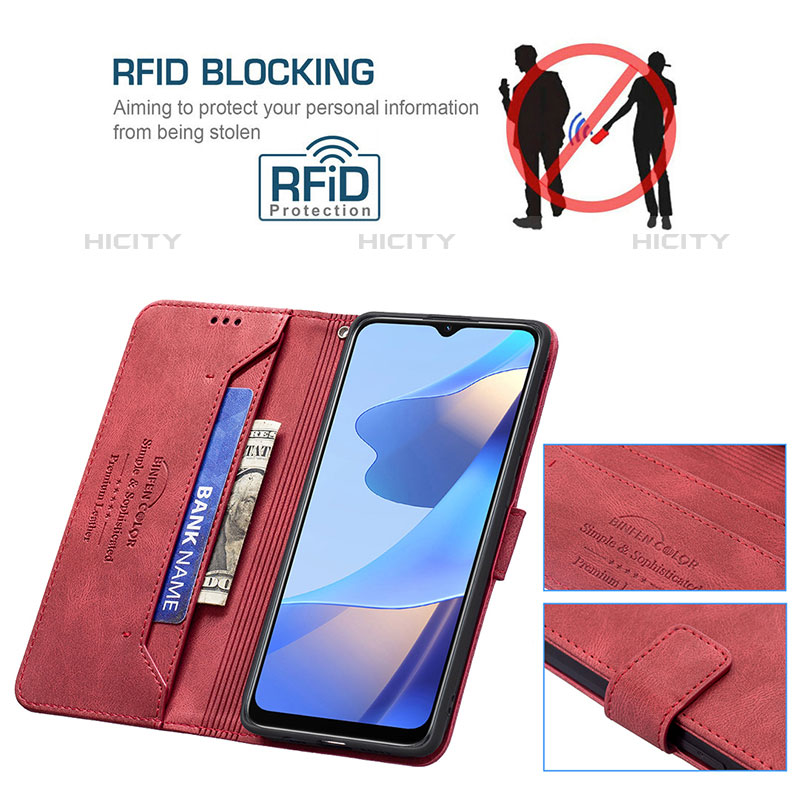 Coque Portefeuille Livre Cuir Etui Clapet B05F pour Oppo A54s Plus