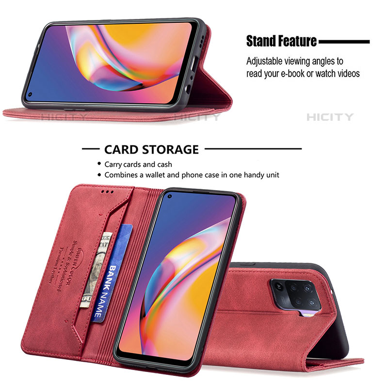 Coque Portefeuille Livre Cuir Etui Clapet B05F pour Oppo A94 4G Plus