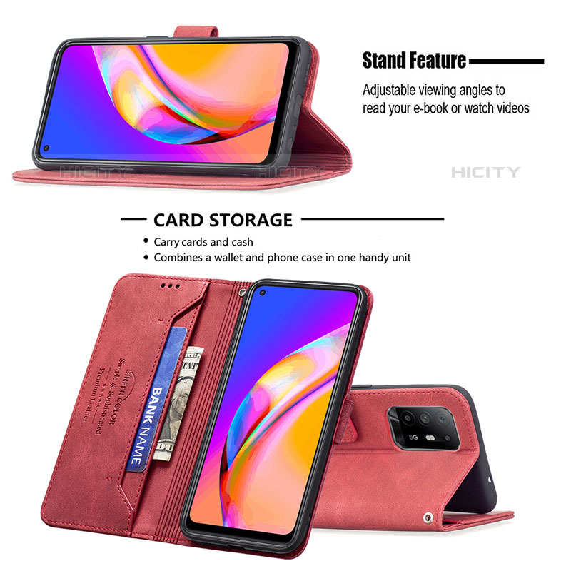 Coque Portefeuille Livre Cuir Etui Clapet B05F pour Oppo A95 5G Plus