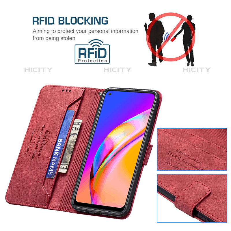 Coque Portefeuille Livre Cuir Etui Clapet B05F pour Oppo F19 Pro+ Plus 5G Plus