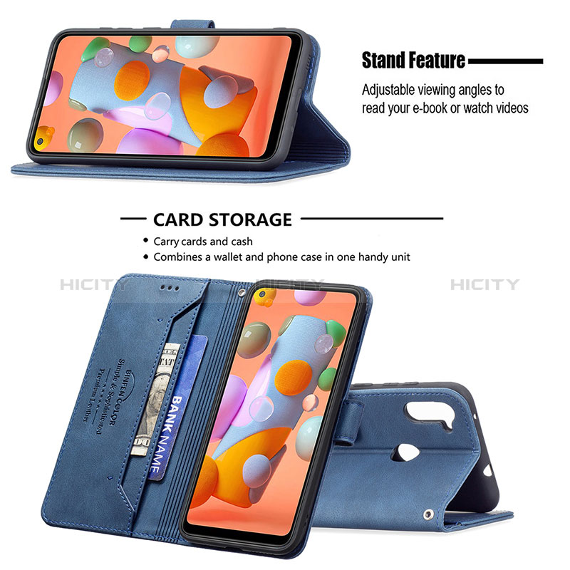 Coque Portefeuille Livre Cuir Etui Clapet B05F pour Samsung Galaxy A11 Plus