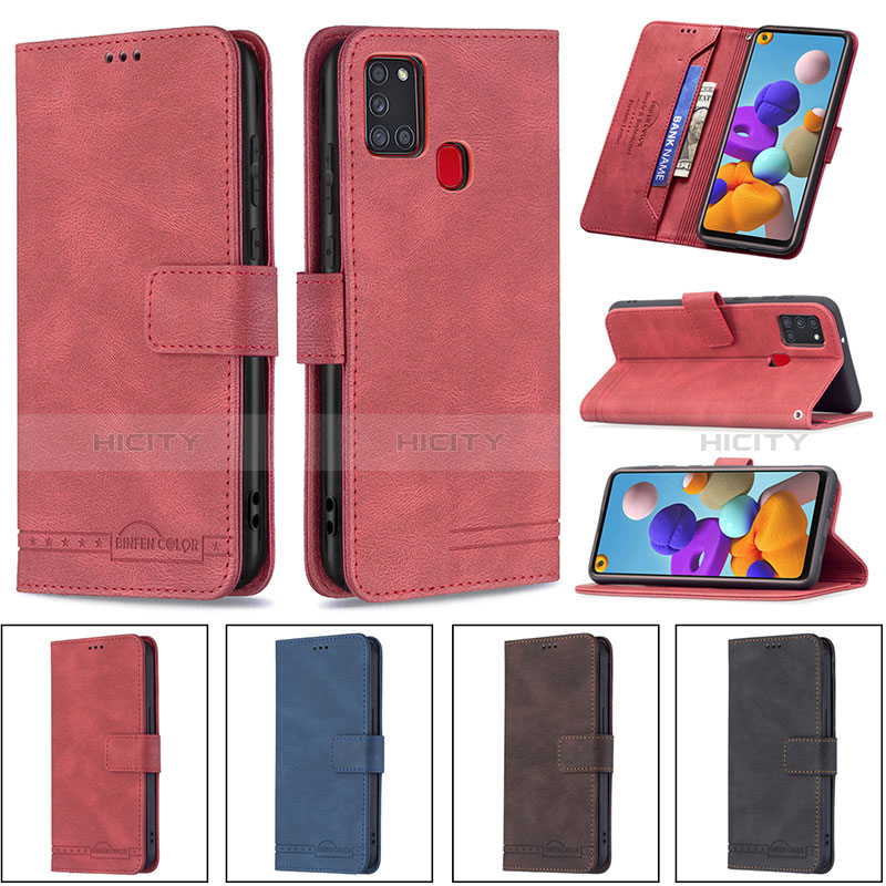 Coque Portefeuille Livre Cuir Etui Clapet B05F pour Samsung Galaxy A21s Plus