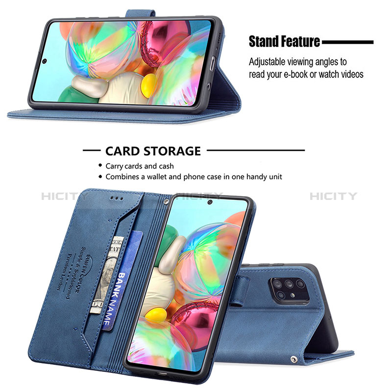 Coque Portefeuille Livre Cuir Etui Clapet B05F pour Samsung Galaxy A71 5G Plus