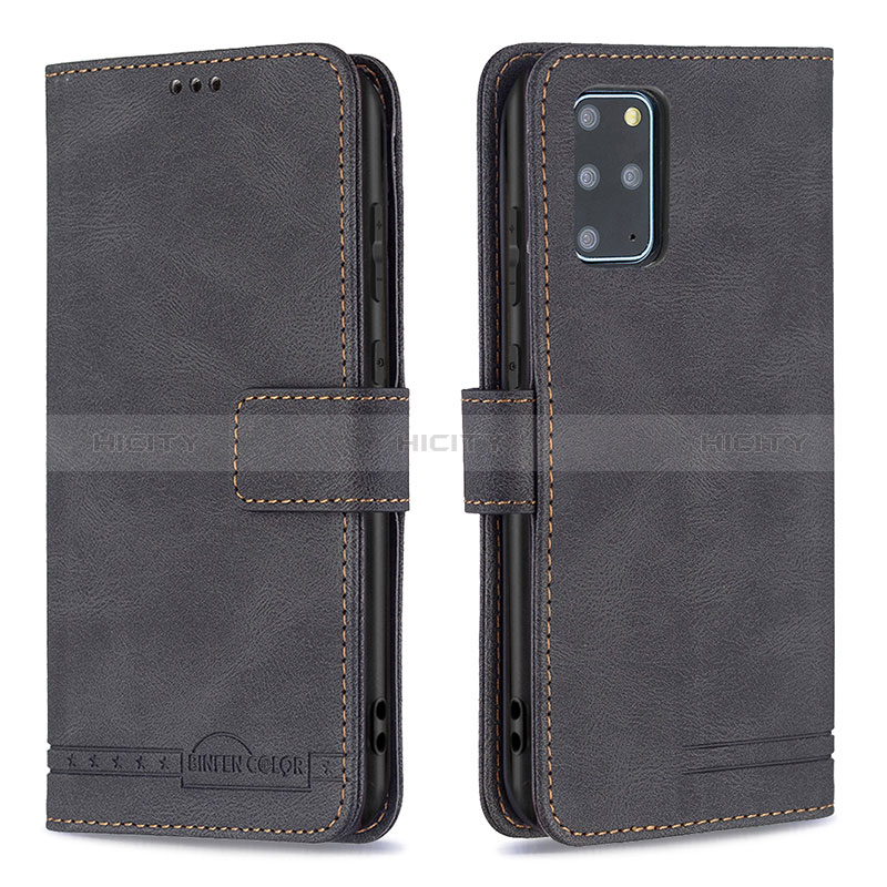 Coque Portefeuille Livre Cuir Etui Clapet B05F pour Samsung Galaxy S20 Plus 5G Noir Plus