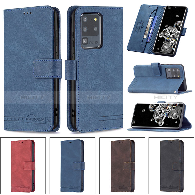 Coque Portefeuille Livre Cuir Etui Clapet B05F pour Samsung Galaxy S20 Ultra Plus