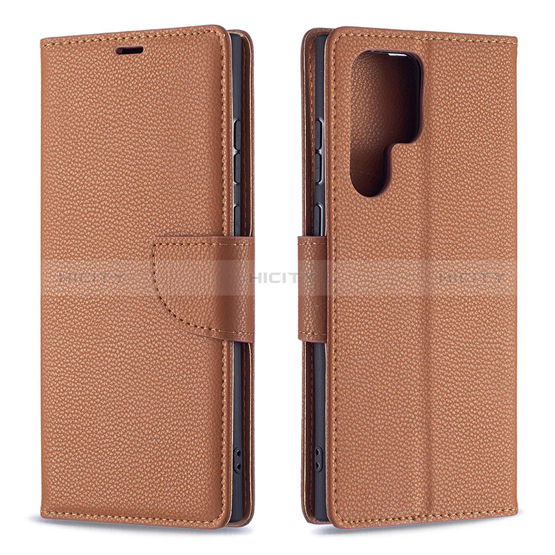 Coque Portefeuille Livre Cuir Etui Clapet B05F pour Samsung Galaxy S25 Ultra 5G Plus