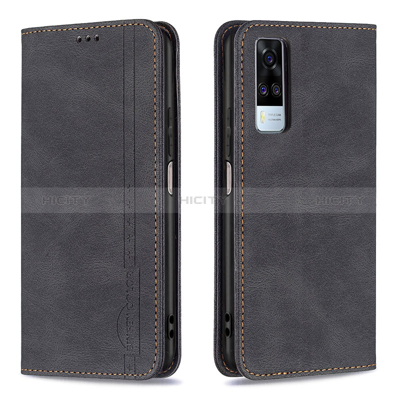 Coque Portefeuille Livre Cuir Etui Clapet B05F pour Vivo Y31 (2021) Plus