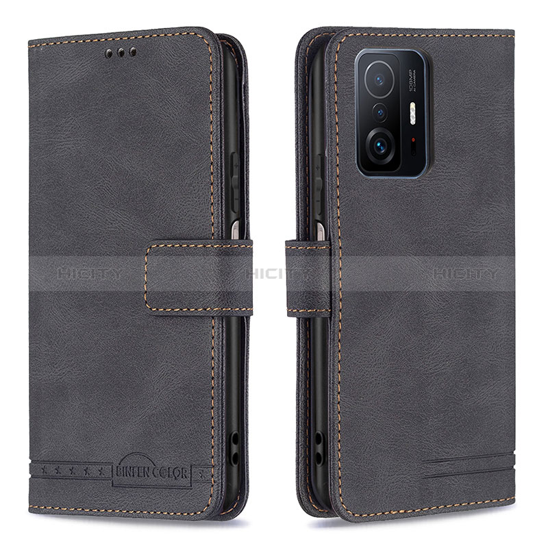 Coque Portefeuille Livre Cuir Etui Clapet B05F pour Xiaomi Mi 11T 5G Noir Plus