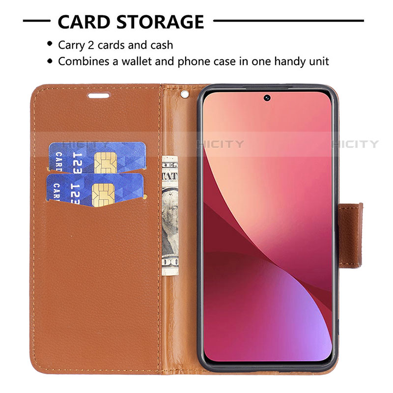 Coque Portefeuille Livre Cuir Etui Clapet B05F pour Xiaomi Mi 12 Pro 5G Plus