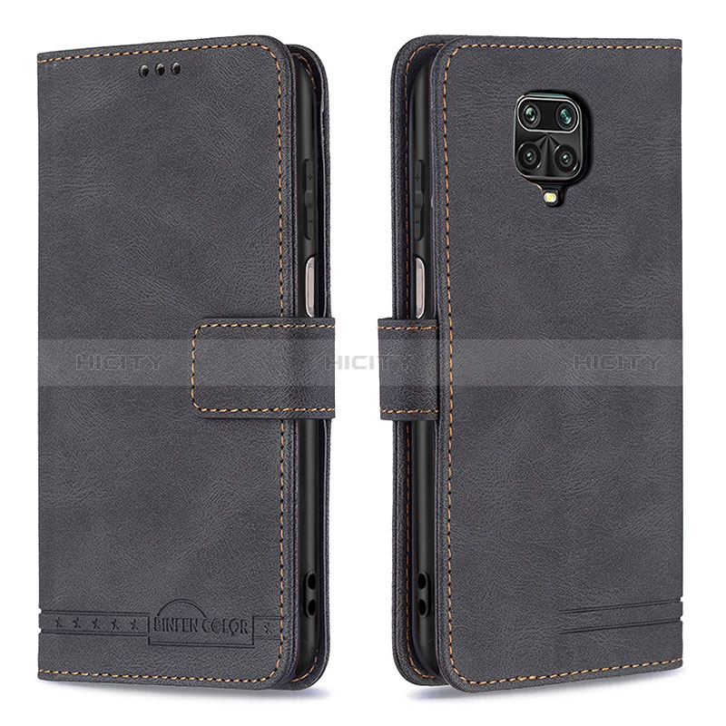 Coque Portefeuille Livre Cuir Etui Clapet B05F pour Xiaomi Poco M2 Pro Noir Plus