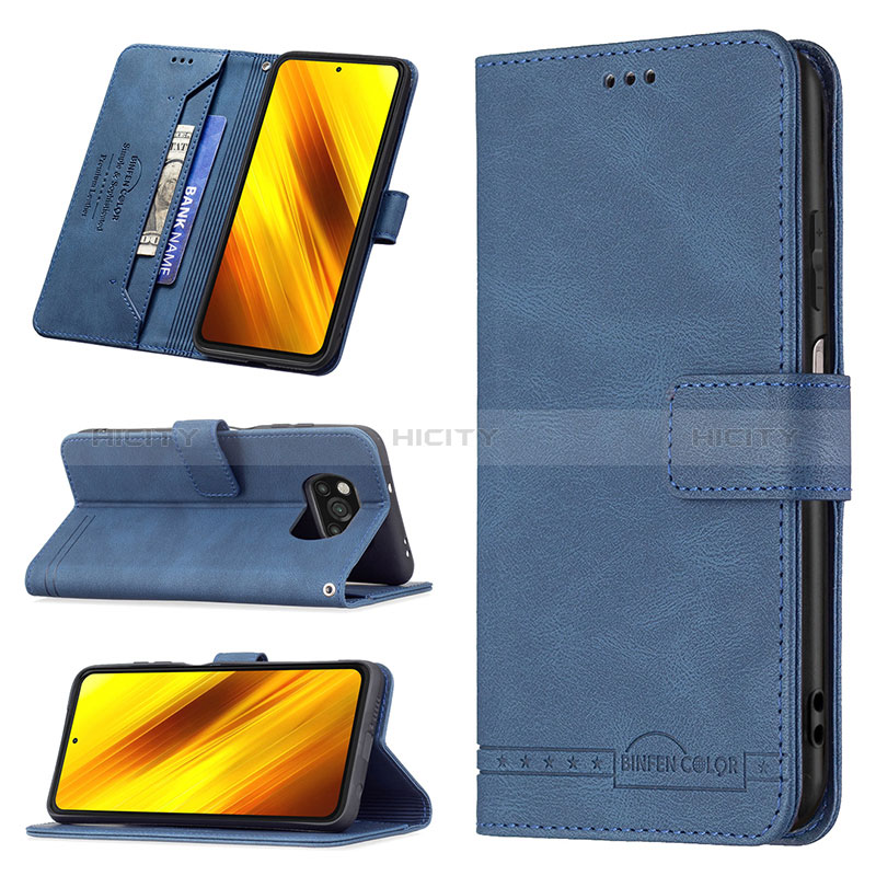 Coque Portefeuille Livre Cuir Etui Clapet B05F pour Xiaomi Poco X3 NFC Plus